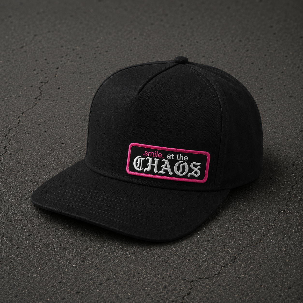 Smile at the Chaos Snapback Hat